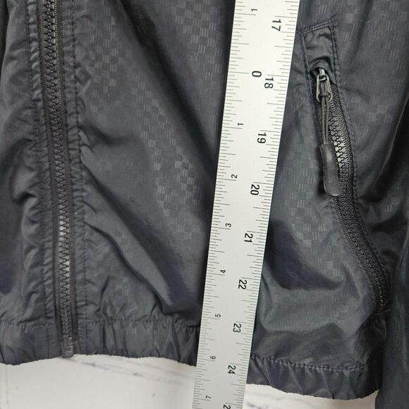 Bench Lightweight Jacket Coat Full Zip Mens S Black Hooded Pockets Packable - Picture 10 of 14